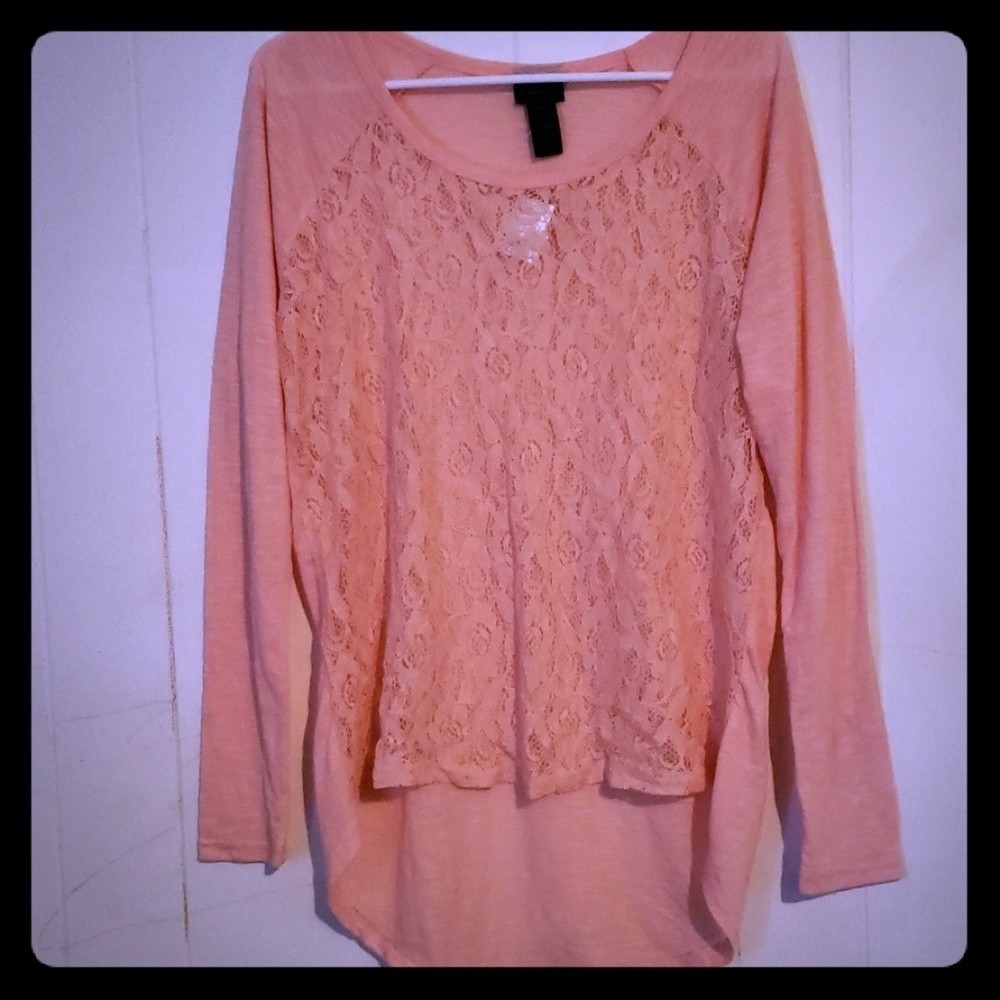 Long sleeve hi lo tunic